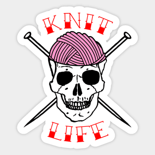 knit life Sticker